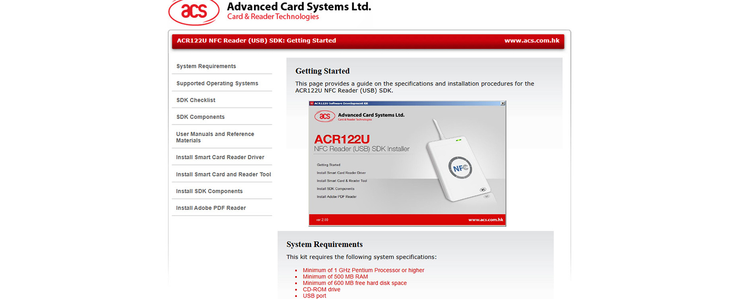 NFC ACR122U Contactless IC Card Reader