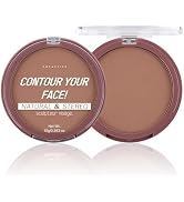 Natural Matte Neutral Brown Cream Contour Palette – Lightweight, Blendable Monochrome Powder, Bas...