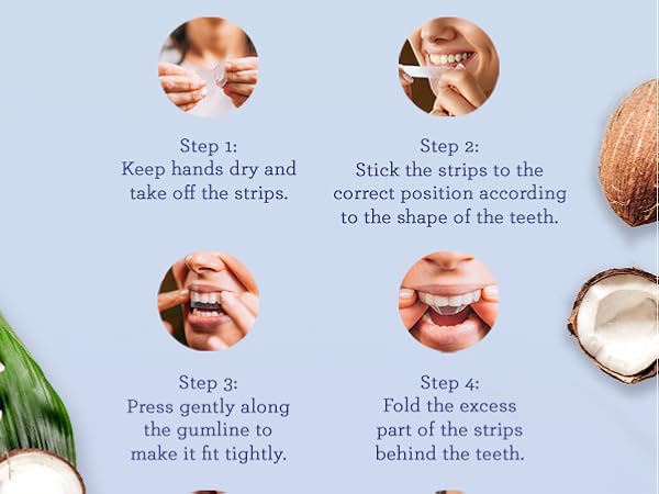 Whitening Strips How to Use