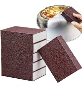 JCKHXG 5 Pack Emery Magic Wipe Sponge, Nano Carborundum Sponge, Emery Sponge Brush Eraser Scrub, ...