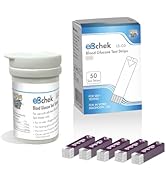 eBmonitor eBchek Blood Glucose Test Strips, 50 count, No Coding Blood Sugar Test, Precision Sugar...