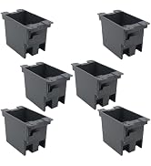 YQSIYU Old Work Electrical Box 1 Gang,PVC Electrical Junction Box for Switch,14 CU.in.Electrical ...