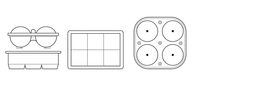 glacio ice cube molds