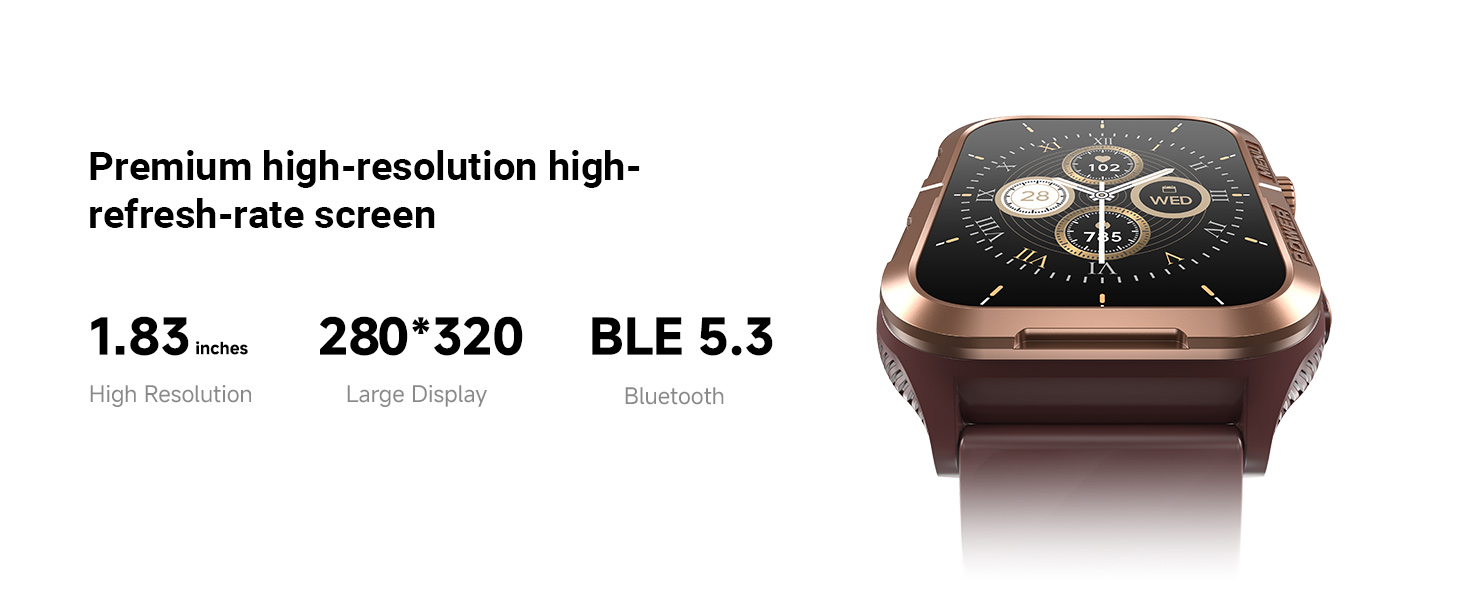 1.83''Large Screen & Bluetooth 5.3