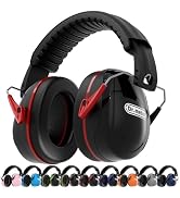 Dr.meter Ear Protection Ear Muffs, 31dB Noise Reduction Safety Earmuffs with Adjustable Headband ...