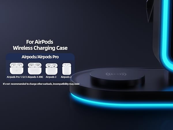 RGB Headphone Stand with Wireless Charging