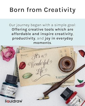 Liquidraw art supplies acrylic inks brush pens calligraphy kits painting sets drawing tools UK