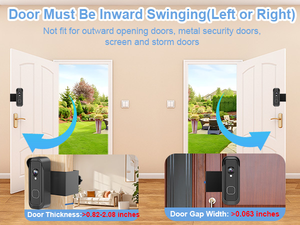 blink doorbell camera mount anti theft doorbell mount no-drill blink battery doorbell 2k+ mount