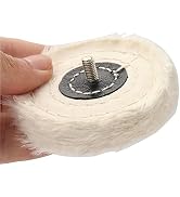 NuoDunco Mini Belt Grinder Fine Cloth Buffing Wheel 1 Pack