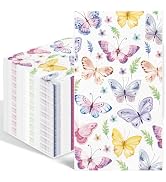 100PCS Butterfly Paper Napkins Disposable Hand Towels for Bathroom 3 Ply Colorful Butterflies and...