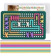 Silicone Fidget Toys for Kids, Sensory Activity Knitted Board for Stress Relief, Calming, Focus, ...