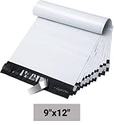 Fuxury Poly Mailers 9x12 Inch 100 Pcs Tear-Resistant Shipping Bags For Clothing, Self-Seal Shippi...