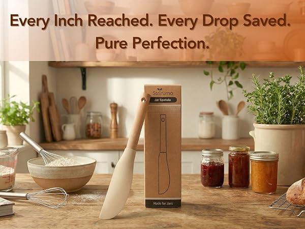 Kitchen Spatulas Set You'll get 1 silicone scrapers -10.7" length, with hole in the handle for easy