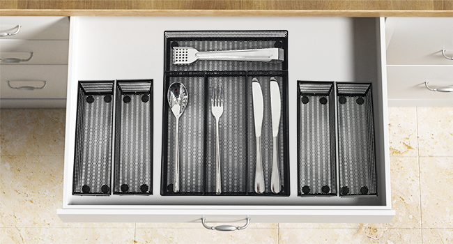 silverware tray