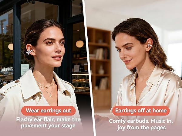 king lucky clip on earbuds