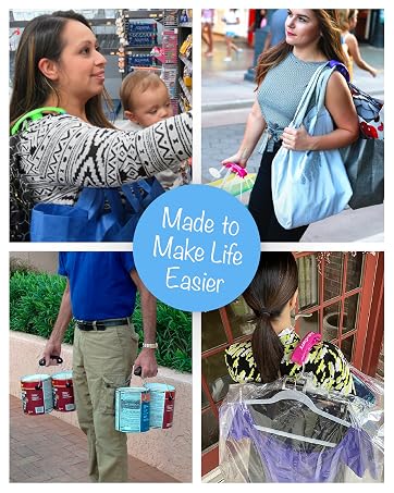 Click and Carry Grocery Bag Holder, Grocery Bag Carrier Handle, Shark Tank Products