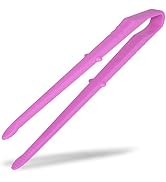Seki Japan Chip Tong, 7.3 inch Mini Snack Food Tong Purple Plastic Body Serrated Tips for Potato ...