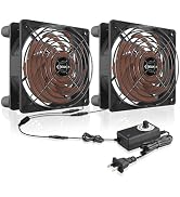 MEGAttA 120mm Cooling Fan with AC Plug,High Speed 2500 RPM Low Noise,Cooling for Receiver,Raspber...