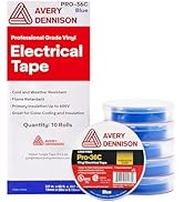 Avery Dennison Electrical Tape, Professional Grade PVC Electric Tape, UL/CSA Listed Insulating Vi...