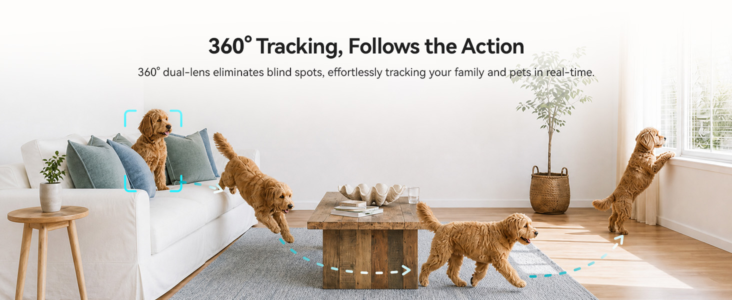 360° Tracking, Follows the Action