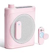 Gicorino Voice Amplifier for Teachers with Dual Magnetic Wireless Lavalier Microphones & Noise Re...