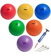 Premium Inflatable Playground Balls Kickball, Bouncy Dodge Ball Handball, Perfect for Kids and Ad...