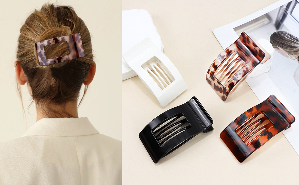 lay flat hair clip