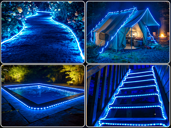 outside rope lights weatherproof