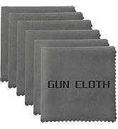 6 Pack Microfiber Gun Cleaning Cloth, 12"x12" Lint Free Gun Cleaning Rags, Reusable Microsuede Cl...