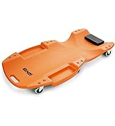 DNA MOTORING TOOLS-00239 48 Inches Heavy-Duty Low-Profile Roller Automotive Creeper with Padded H...