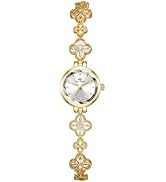Gosasa Vintage Gold Watch for Women Four-Leaf Clover Diamond Women’s Bracelet Watch Stainless Ste...