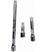 Resze 3 Pcs Socket Extension Set, 1/2" Drive Impact Extension Bar Set, 3"(76mm), 5"(127mm), 10"(2...