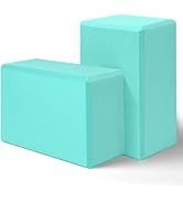 Yoga Block, Yoga Blocks 2 Pack, Sturdy Yoga Foam Blocks, High Density & Non Slip Dance Blocks for...