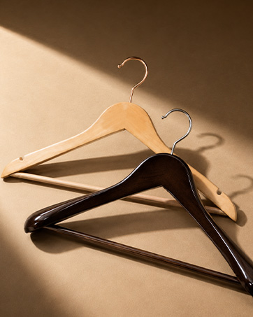 wooden hangers