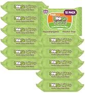 Boogie Wipes Gentle Saline Nose Wipes - 360 Count - Fresh Scent, Hypoallergenic & Alcohol-Free - ...