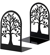 MSDADA Bookends, Premium Book Ends for Shelves, Non Skid Metal Heavy Duty Bookend for Heavy Books...