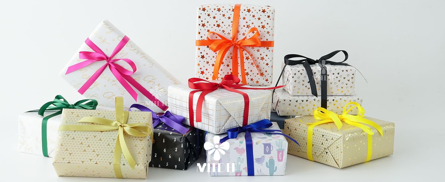 satin ribbon for gift wrapping