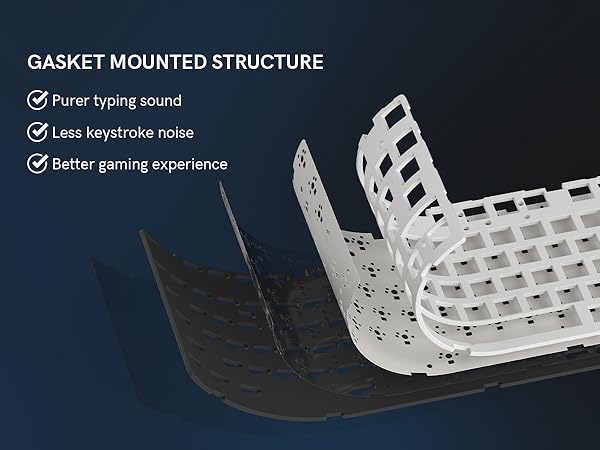 GASKET MOUNTED STRUCTURE
