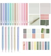 DazSpirit Book Annotation Kit with 12 Pastel No Bleed Highlighters & 6 Color Pens and 620 Sheets ...