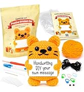 Crochet Kit for Beginners Kids Christmas Stocking Stuffers Teens Adults Custom Birthday DIY Gifts...