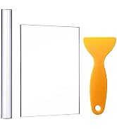 Acrylic Clay Roller with Sheet Backing Board, Assisted Shovel, Rubber Tools/Moulds, Ultra-Light H...