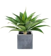 Velener Artificial Plant Outdoor Agave - Large Size UV Resistant Fake Agave Plants for Indoor and...