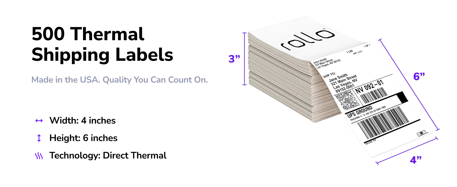 4x6 thermal labels shipping labels 4 x 6 fan fold address paper 46 package ecommerce essential