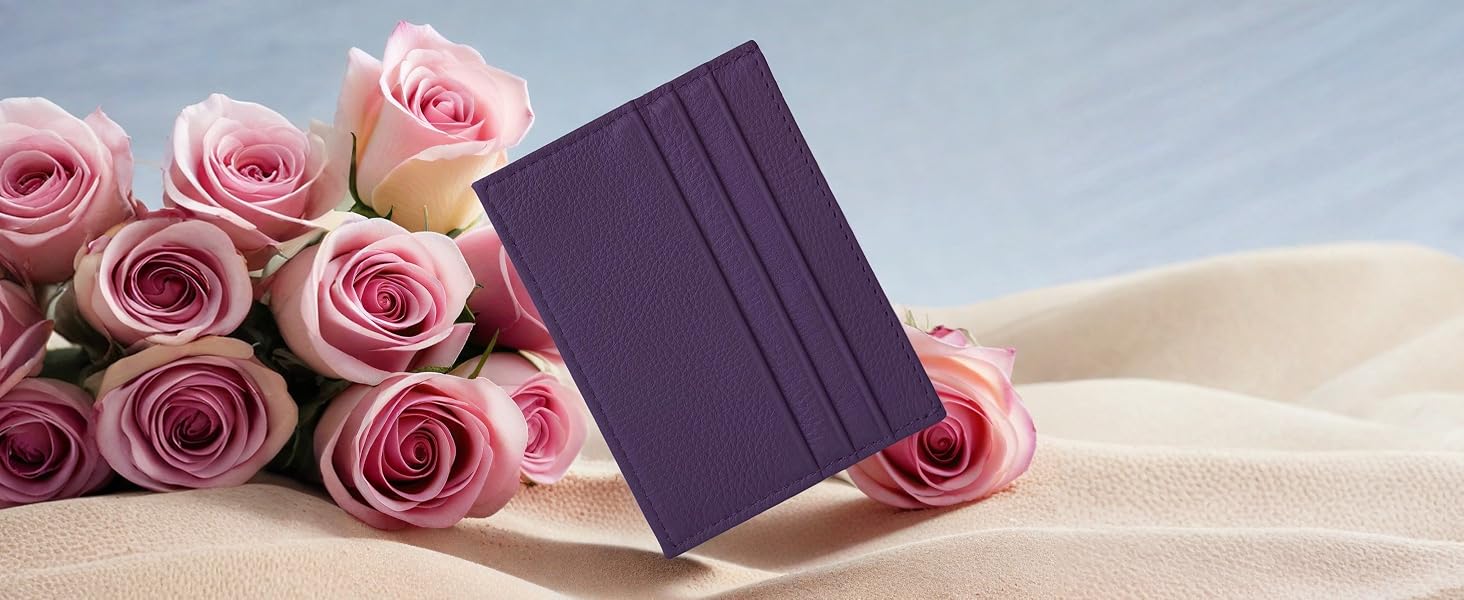 Small Genuine Leather Card Holder