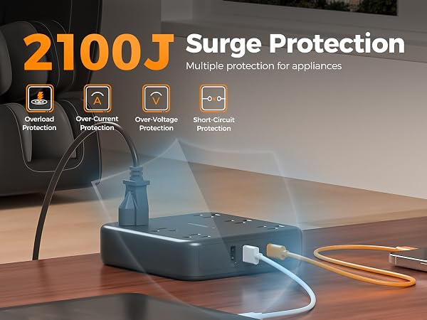 2100J Surge Protector
