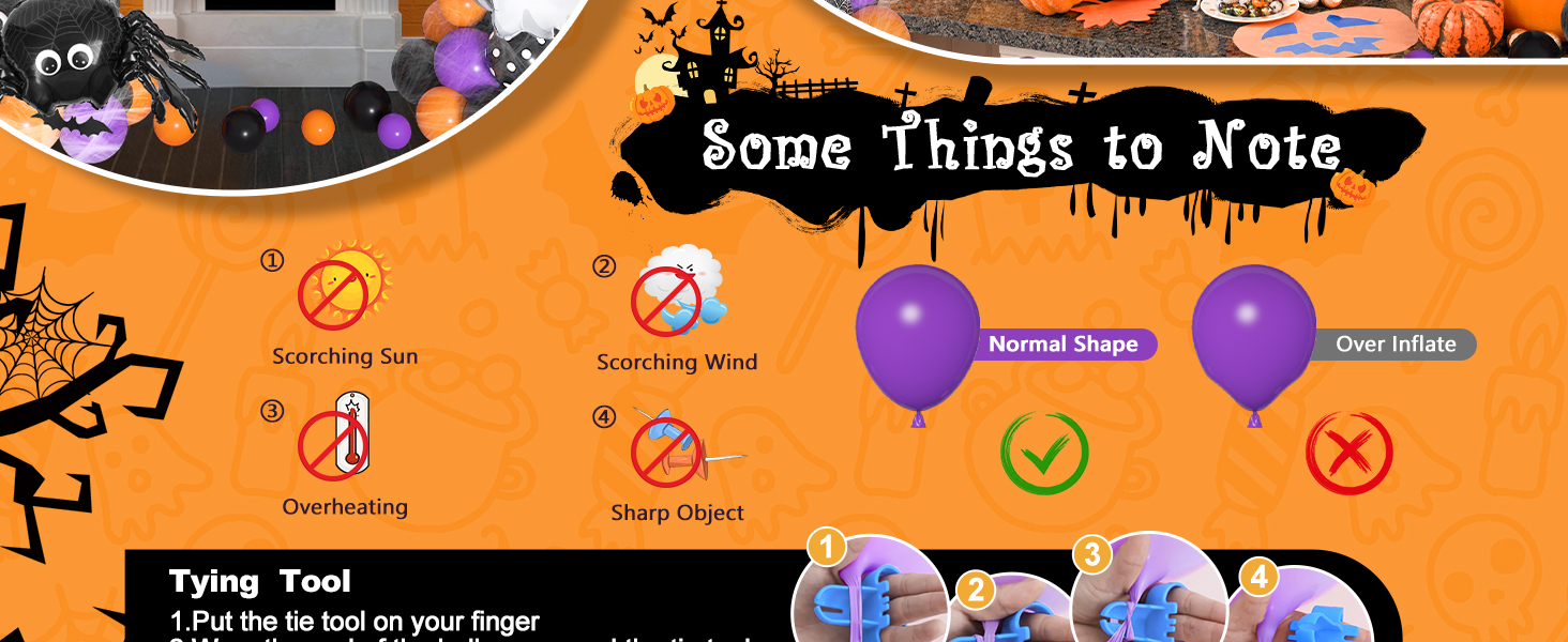 halloween balloon arch