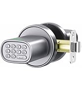 ThorBolt Door Lock Knob with Keypad Keyless Entry Door Knob Electric Coded Indoor Door Knob for I...