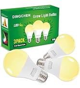 DingChen Grow Light Bulbs, A19 Full Spectrum Light Bulb, 9W Plant Grow Lights Bulbs (100W Equival...