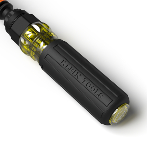 Rare-Earth magnet securely holds bits and hex fasteners