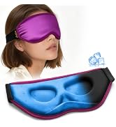 BeeVines 3D Contoured Cooling Eye Mask for Puffy Eyes Migraines Headache Fast Relief, After Surge...